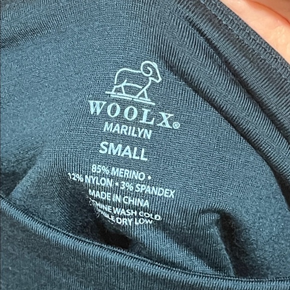 Wool X Elegant Teal Marilyn Women's Knit Skirt - Picture 4 of 11